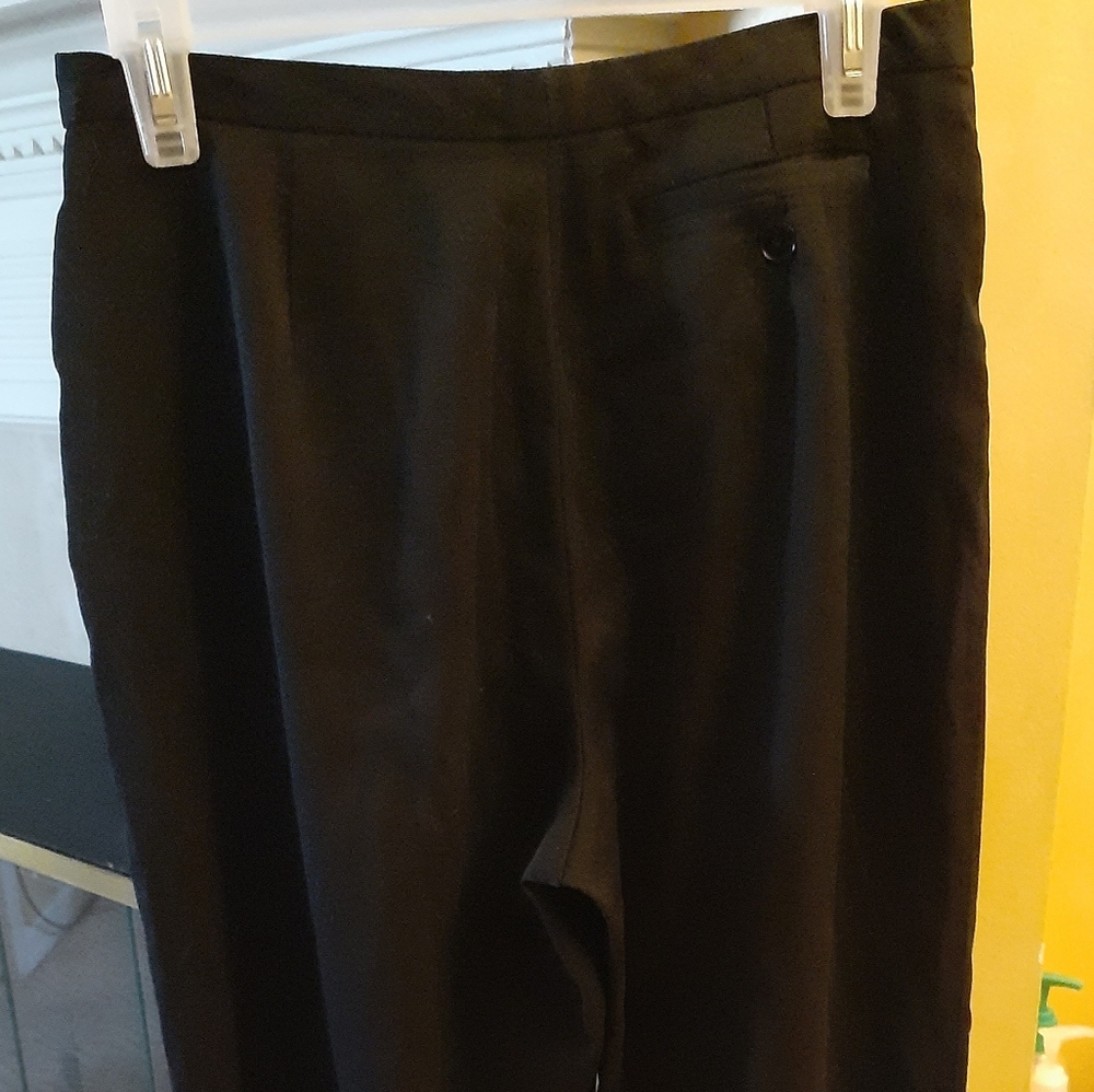 Black slack pants Petite 6